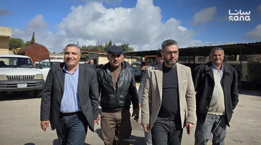 Water resources inspect the progress of water projects in Quneitra