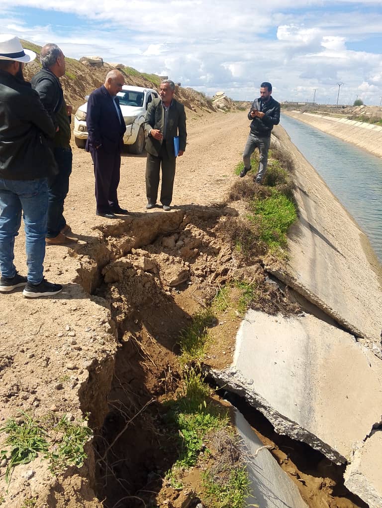 The most important works completed in the Water Resources Directorate in Raqqa Gover