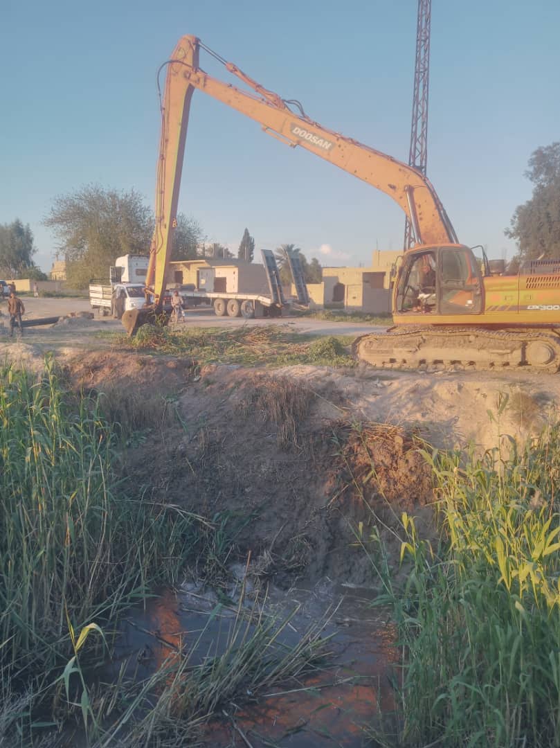 Works of the Water Resources Directorate in Deir Ezzor Governorate
