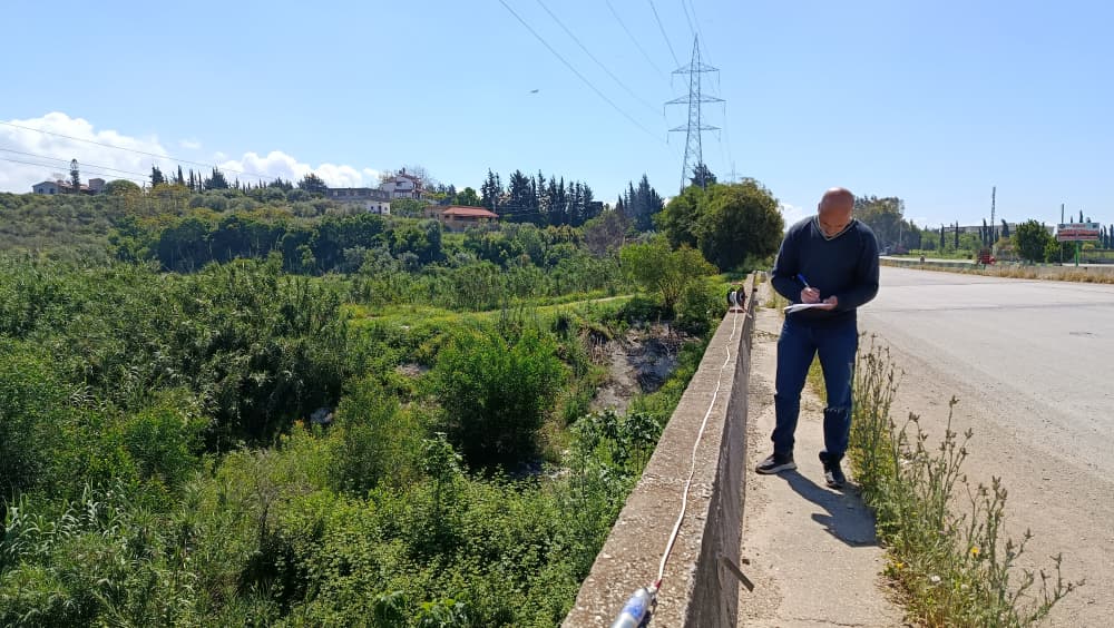 The Water Resources Directorate in Latakia continues water monitoring activities within the hydrological monitoring network
