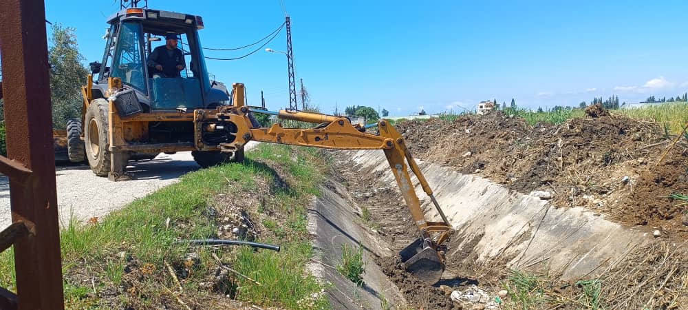 The Directorate of Water Resources in Latakia continues to implement its technical programme aimed at improving irrigation efficiency within the main and subsidiary networks in the Jableh area.