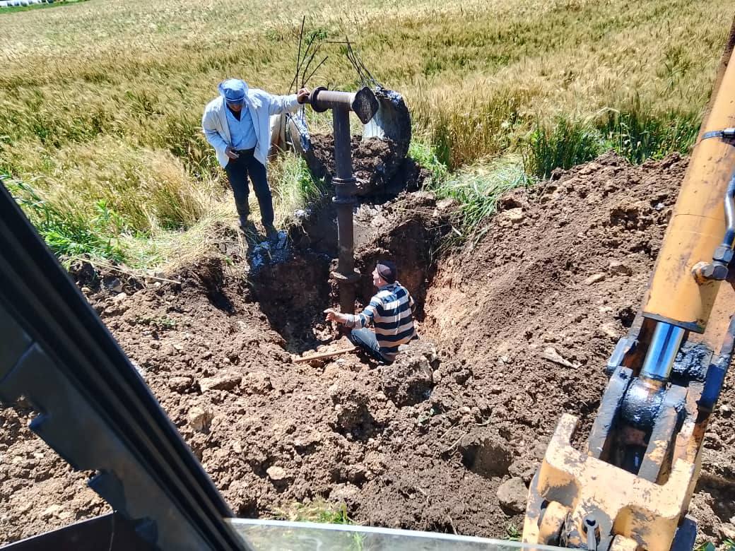 Water resources in Tartous are fixing faults in the western canal branch to ensure irrigation of 500 hectares.