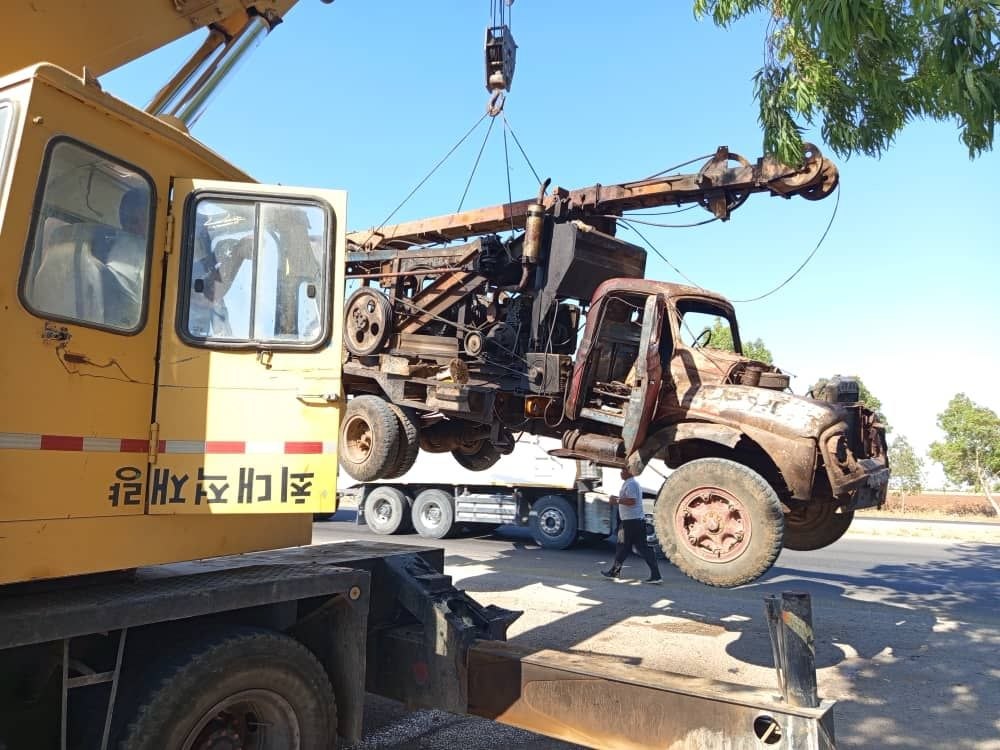 Water police seize illegal drilling rigs in Daraa as part of efforts to protect groundwater