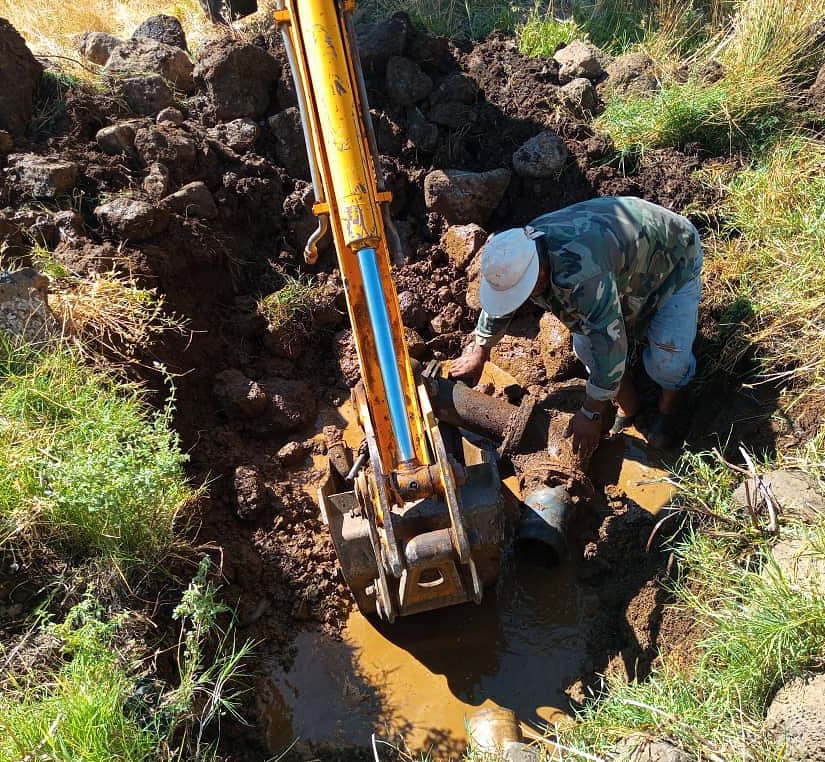 Maintenance and drainage works enhance the readiness of irrigation networks in the Quneitra countryside.