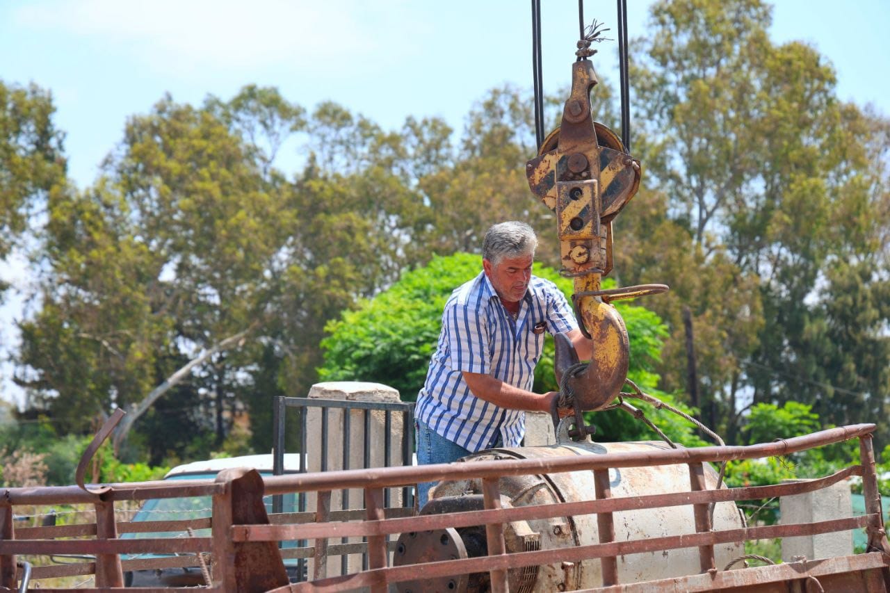 The water resources have restored the Ain Zebda pumping station to service to boost irrigation for 481 hectares.