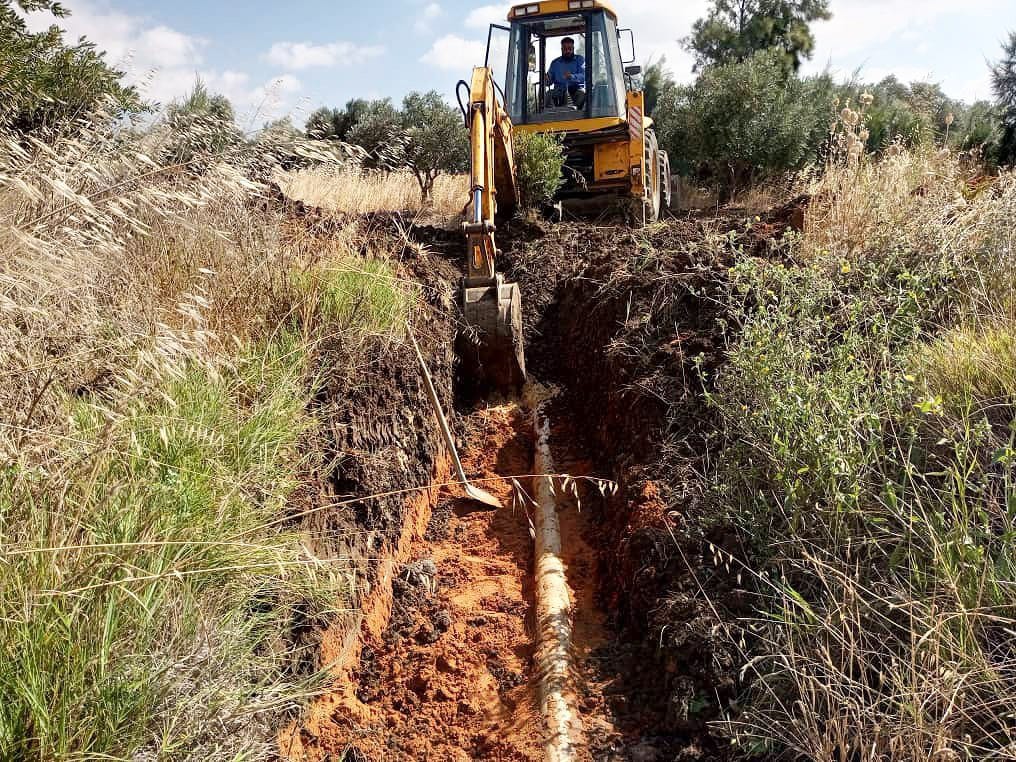 Maintenance work to improve the efficiency of the irrigation system in rural Kenitra