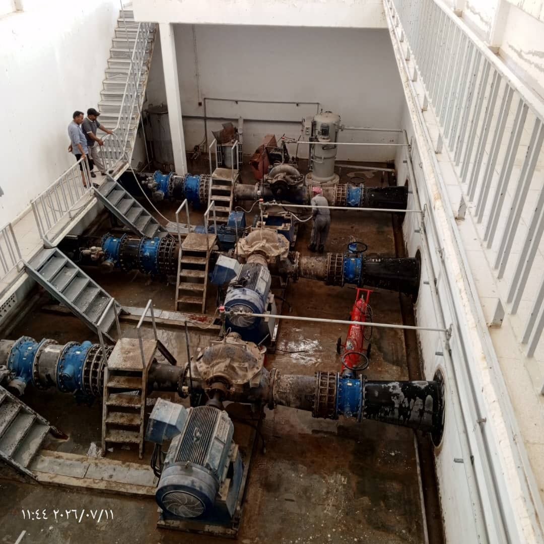 Raqqa Water Resources Directorate continues maintenance and rehabilitation work on irrigation networks and pumping stations