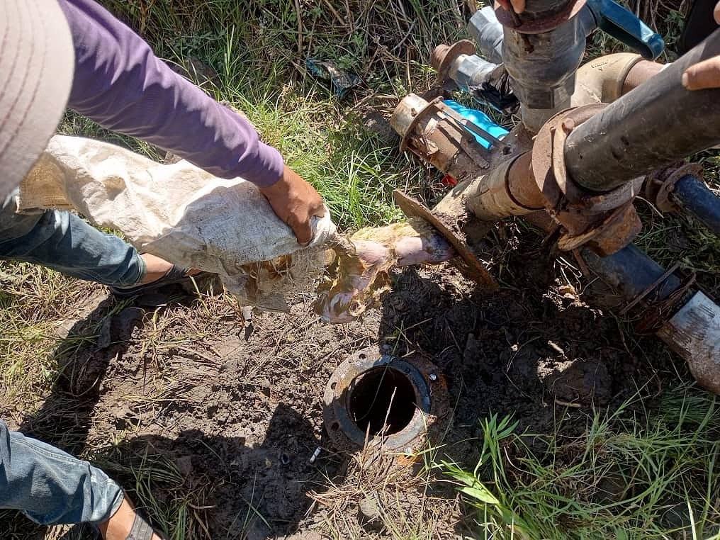 Rehabilitating an irrigation line in Qasaybah, rural Quneitra