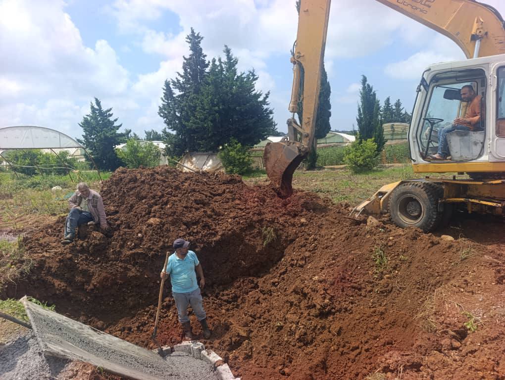 Fixing a leak in the Western Canal networks to boost irrigation for 1,200 hectares in the Akkar Plain in Tartous