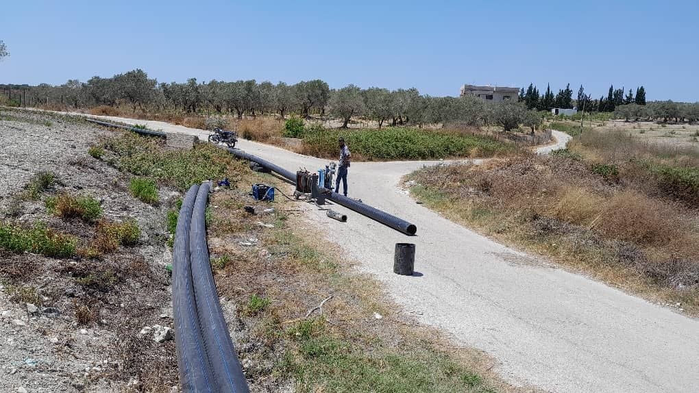 The Water Resources Directorate in Latakia continues maintenance work on irrigation networks and boosting their readiness