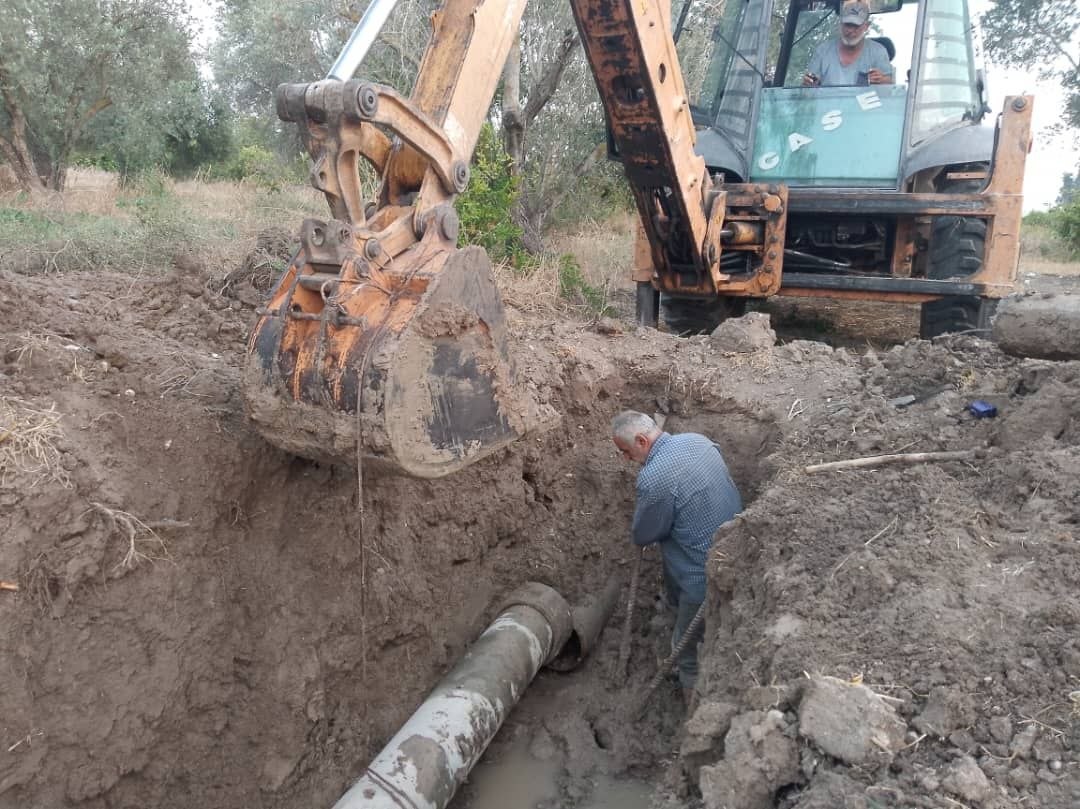 The Water Resources Directorate in Latakia continues maintenance and follow-up work on irrigation networks