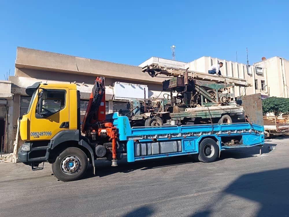 The water authority caught three unlicensed drills in the Homs countryside
