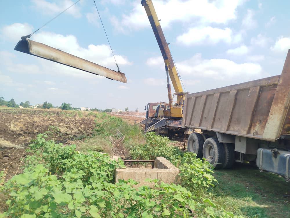 Replacing Flomats on the Rei lines in Zahid and Dkeika to improve irrigation efficiency in the Akkar plain