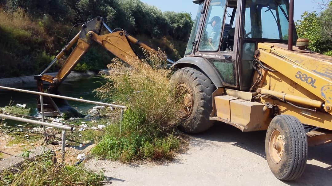 The Water Resources Directorate in Latakia opens the Kafr Dabil Dam gate and starts the fourth irrigation cycle