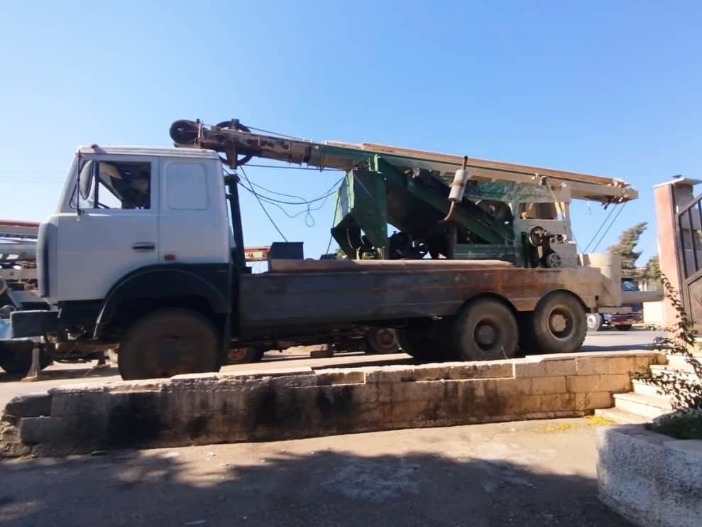 The water police caught five unlicensed excavators in the countryside of Homs governorate