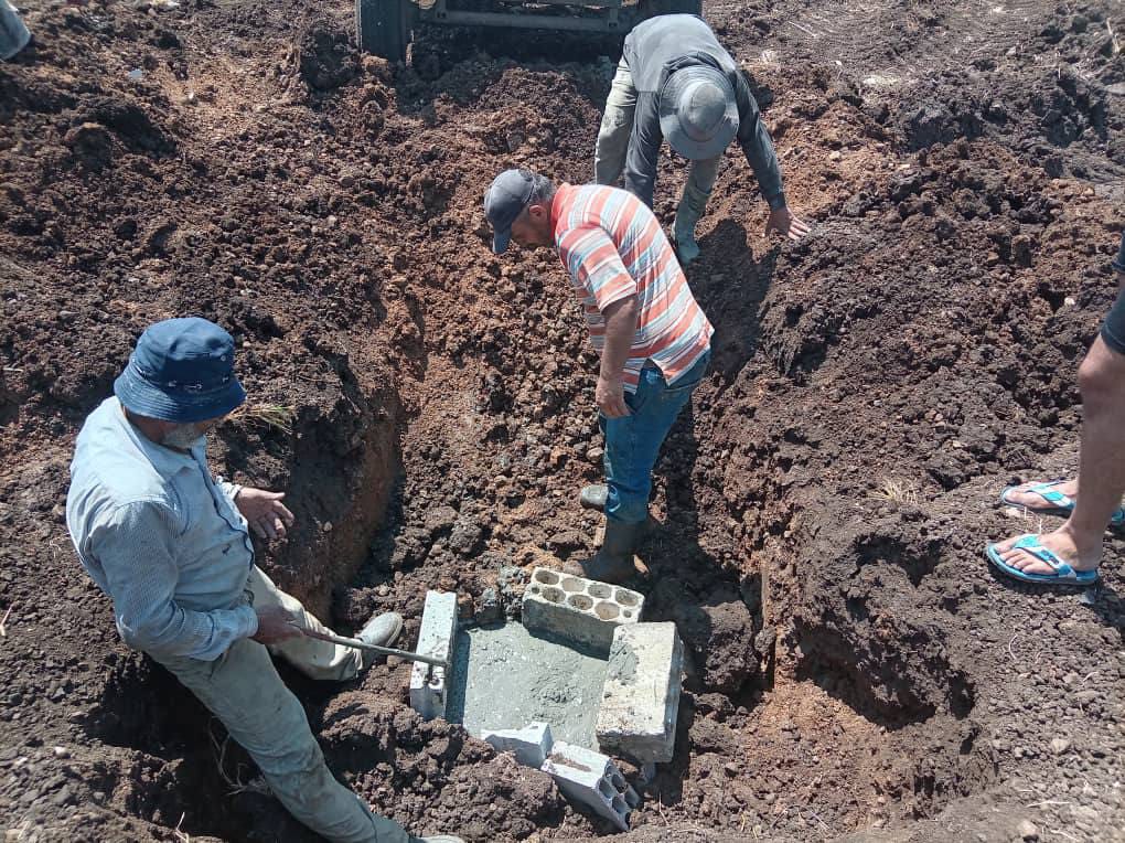 Repairing three faults on the lines in Tal Hosh networks to boost irrigation for 430 hectares