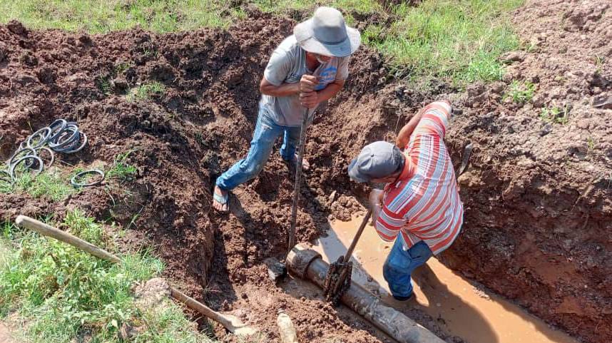 Repairing two faults on Tal Housh networks to boost irrigation of 28 hectares in Karto