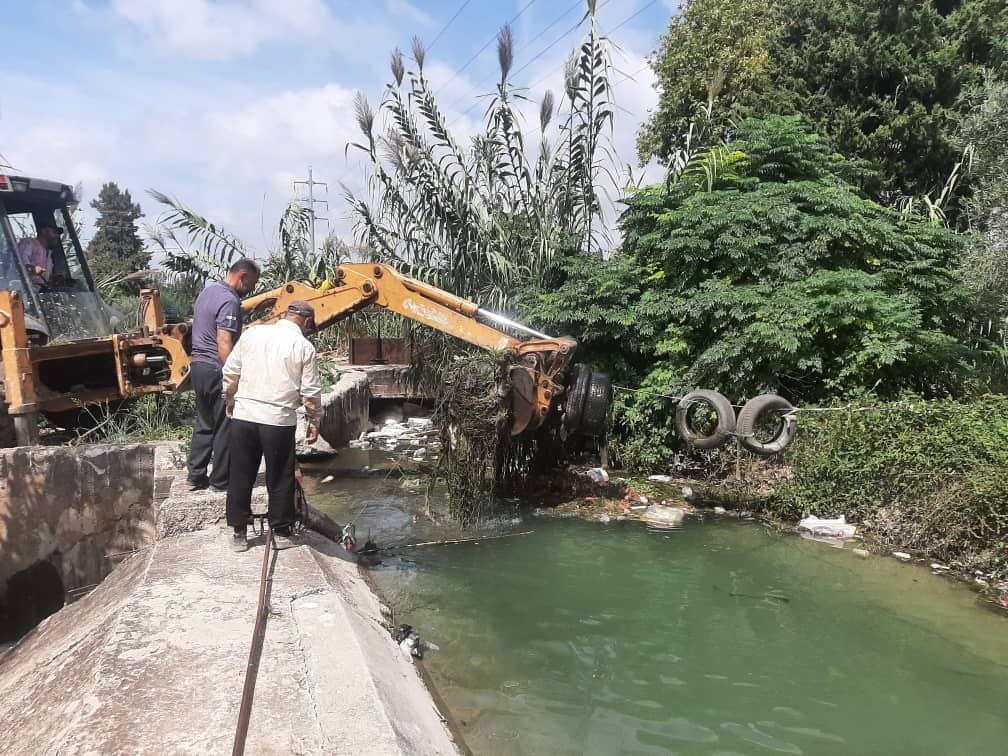 The Water Resources Directorate in Latakia continues rehabilitating irrigation channels and starting the fifth irrigation cycle in the Al-Safraqiya sector.